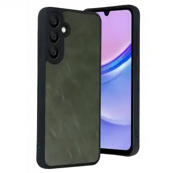 Samsung Galaxy A57 5g Aras Deri Kapak - Yeşil