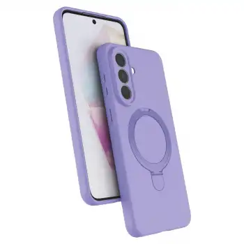 Samsung Galaxy A57 5g Regal Magsafe Standlı Kapak - Lila