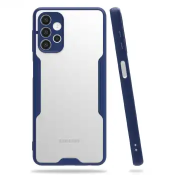Samsung Galaxy A72 Kılıf Platin Silikon - Lacivert