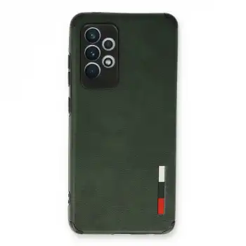 Samsung Galaxy A73 5g Kılıf Loop Deri Silikon - Yeşil