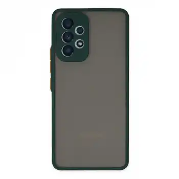 Samsung Galaxy A73 5g Kılıf Montreal Silikon Kapak - Yeşil