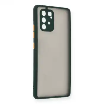 Samsung Galaxy A91 / S10 Lite Kılıf Montreal Silikon Kapak - Yeşil