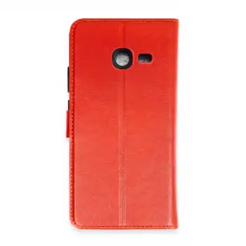 Samsung Galaxy J4 Plus Trend S Plus Kapaklı Kılıf - Kırmızı