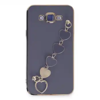 Samsung Galaxy J7 Kılıf Esila Silikon - Gri