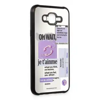 Samsung Galaxy J7 Kılıf Mirror Desenli Kapak - Mirror - 4