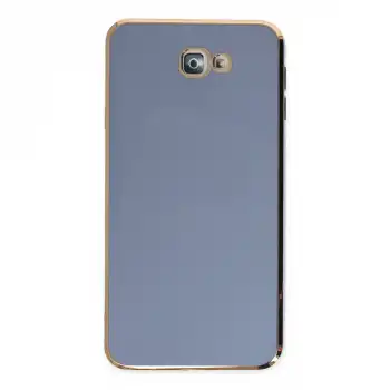 Samsung Galaxy J7 Prime Kılıf Volet Silikon - Mavi
