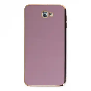 Samsung Galaxy J7 Prime Kılıf Volet Silikon - Mor