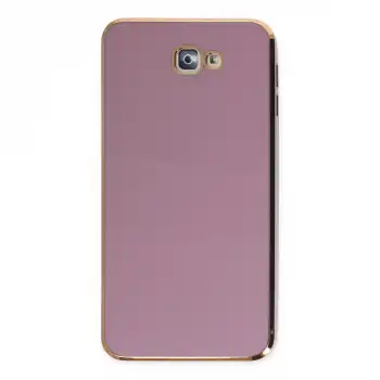 Samsung Galaxy J7 Prime Kılıf Volet Silikon - Mor