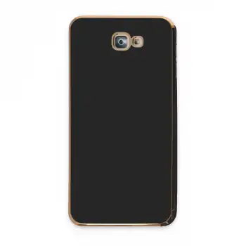 Samsung Galaxy J7 Prime Kılıf Volet Silikon - Siyah