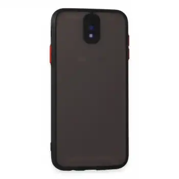 Samsung Galaxy J7 Pro / J730 Kılıf Montreal Silikon Kapak - Siyah