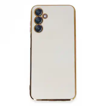 Samsung Galaxy M14 5g Kılıf Volet Silikon - Beyaz