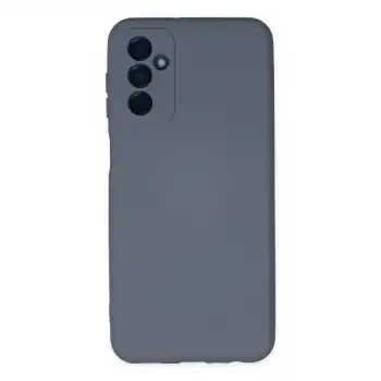 Samsung Galaxy M23 Kılıf Nano İçi Kadife Silikon - Gri