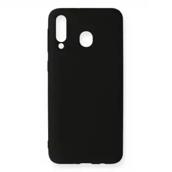 Samsung Galaxy M30 Kılıf First Silikon - Siyah