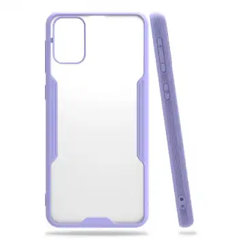 Samsung Galaxy M31 Kılıf Platin Silikon - Lila