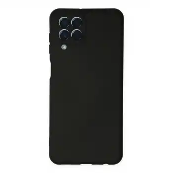 Samsung Galaxy M33 Kılıf Nano İçi Kadife Silikon - Siyah