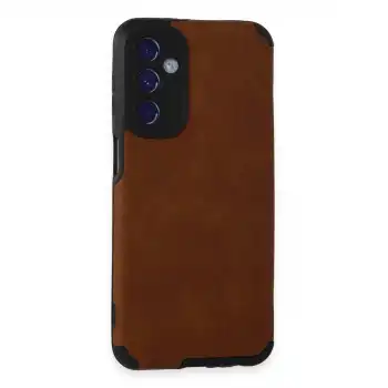 Samsung Galaxy M34 5g Kılıf Loop Deri Silikon - Kahverengi