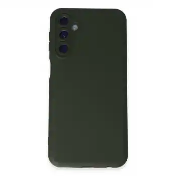 Samsung Galaxy M34 5g Kılıf Nano İçi Kadife Silikon - Koyu Yeşil