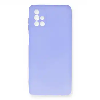 Samsung Galaxy M51 Kılıf First Silikon - Lila