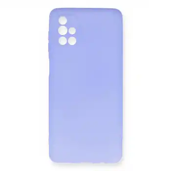 Samsung Galaxy M51 Kılıf First Silikon - Lila