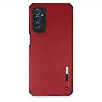Samsung Galaxy M52 5g Kılıf Loop Deri Silikon - Kırmızı