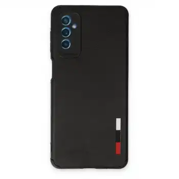 Samsung Galaxy M52 5g Kılıf Loop Deri Silikon - Siyah