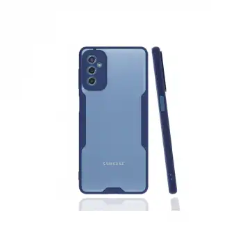 Samsung Galaxy M52 5g Kılıf Platin Silikon - Lacivert