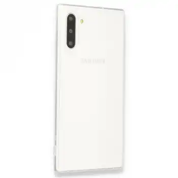 Samsung Galaxy Note 10 Kılıf Lüx Şeffaf Silikon