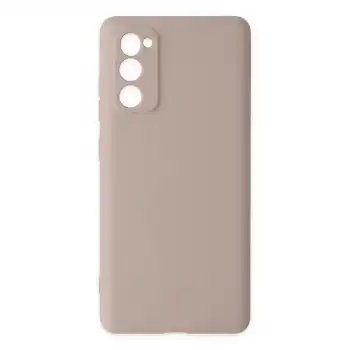 Samsung Galaxy S20 Fe Kılıf Nano İçi Kadife Silikon - Pudra
