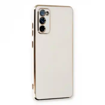 Samsung Galaxy S20 Fe Kılıf Volet Silikon - Beyaz