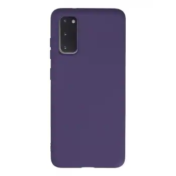 Samsung Galaxy S20 Kılıf Nano İçi Kadife Silikon - Mor