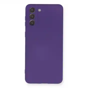 Samsung Galaxy S21 Plus Kılıf Nano İçi Kadife Silikon - Mor