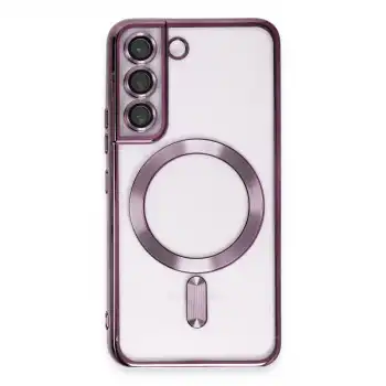 Samsung Galaxy S22 Kılıf Kross Magneticsafe Kapak - Mor