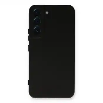 Samsung Galaxy S22 Plus Kılıf Nano İçi Kadife Silikon - Siyah