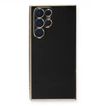 Samsung Galaxy S22 Ultra Kılıf Volet Silikon - Siyah