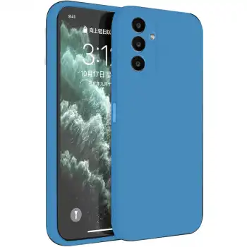 Samsung Galaxy S23 Fe Kılıf First Silikon - Mavi