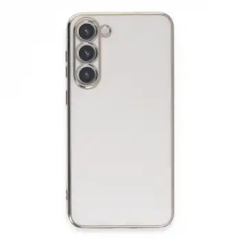 Samsung Galaxy S23 Kılıf Volet Silikon - Beyaz