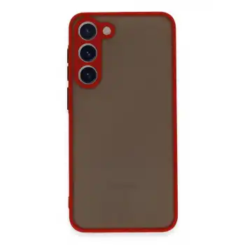Samsung Galaxy S23 Plus Kılıf Montreal Silikon Kapak - Kırmızı