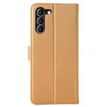 Samsung Galaxy S23 Plus Trend S Plus Kapaklı Kılıf - Gold