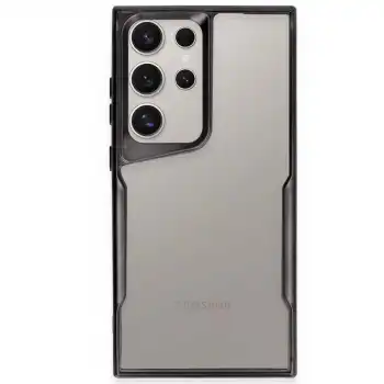 Samsung Galaxy S23 Ultra Kılıf Boyi Silikon Kapak - Siyah