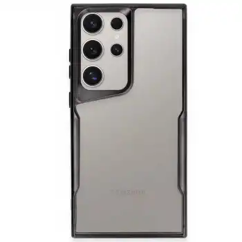 Samsung Galaxy S23 Ultra Kılıf Boyi Silikon Kapak - Siyah
