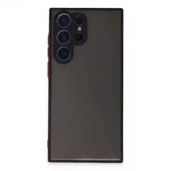Samsung Galaxy S23 Ultra Kılıf Montreal Silikon Kapak - Siyah