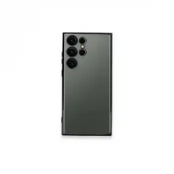 Samsung Galaxy S23 Ultra Kılıf Razer Lensli Silikon - Siyah