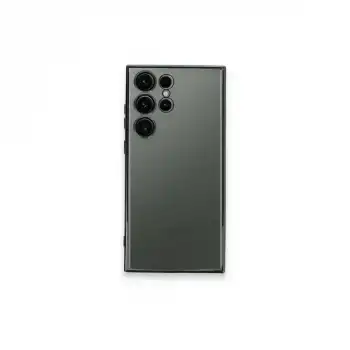 Samsung Galaxy S23 Ultra Kılıf Razer Lensli Silikon - Yeşil