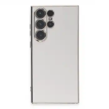 Samsung Galaxy S23 Ultra Kılıf Volet Silikon - Beyaz