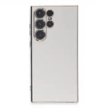 Samsung Galaxy S23 Ultra Kılıf Volet Silikon - Beyaz