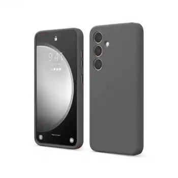 Samsung Galaxy S24 Fe Kılıf First Silikon - Gri