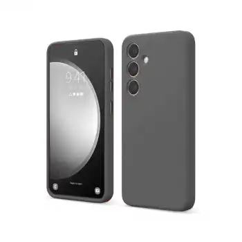Samsung Galaxy S24 Fe Kılıf First Silikon - Gri