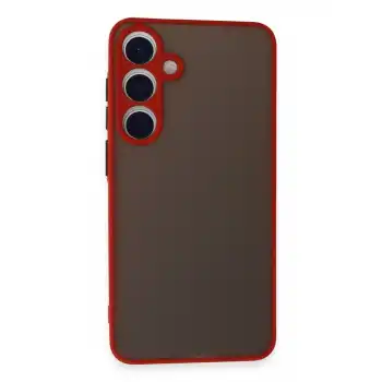 Samsung Galaxy S24 Kılıf Montreal Silikon Kapak - Kırmızı