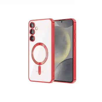 Samsung Galaxy S24 Plus Kılıf Kross Magneticsafe Kapak - Kırmızı