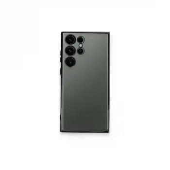 Samsung Galaxy S24 Ultra Kılıf Razer Lensli Silikon - Yeşil